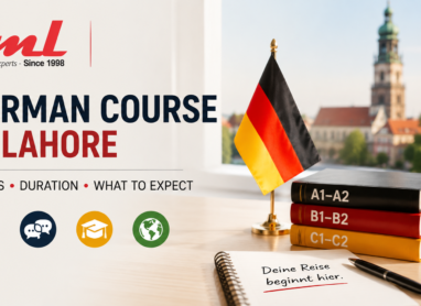 Goethe German exam in Pakistan – A1 to C2 levels, exam preparation and German language certification at IML Institute.